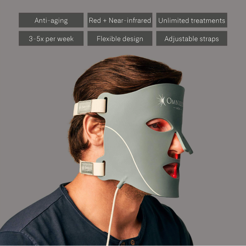 Omnilux Men – LED Light Therapy Mask