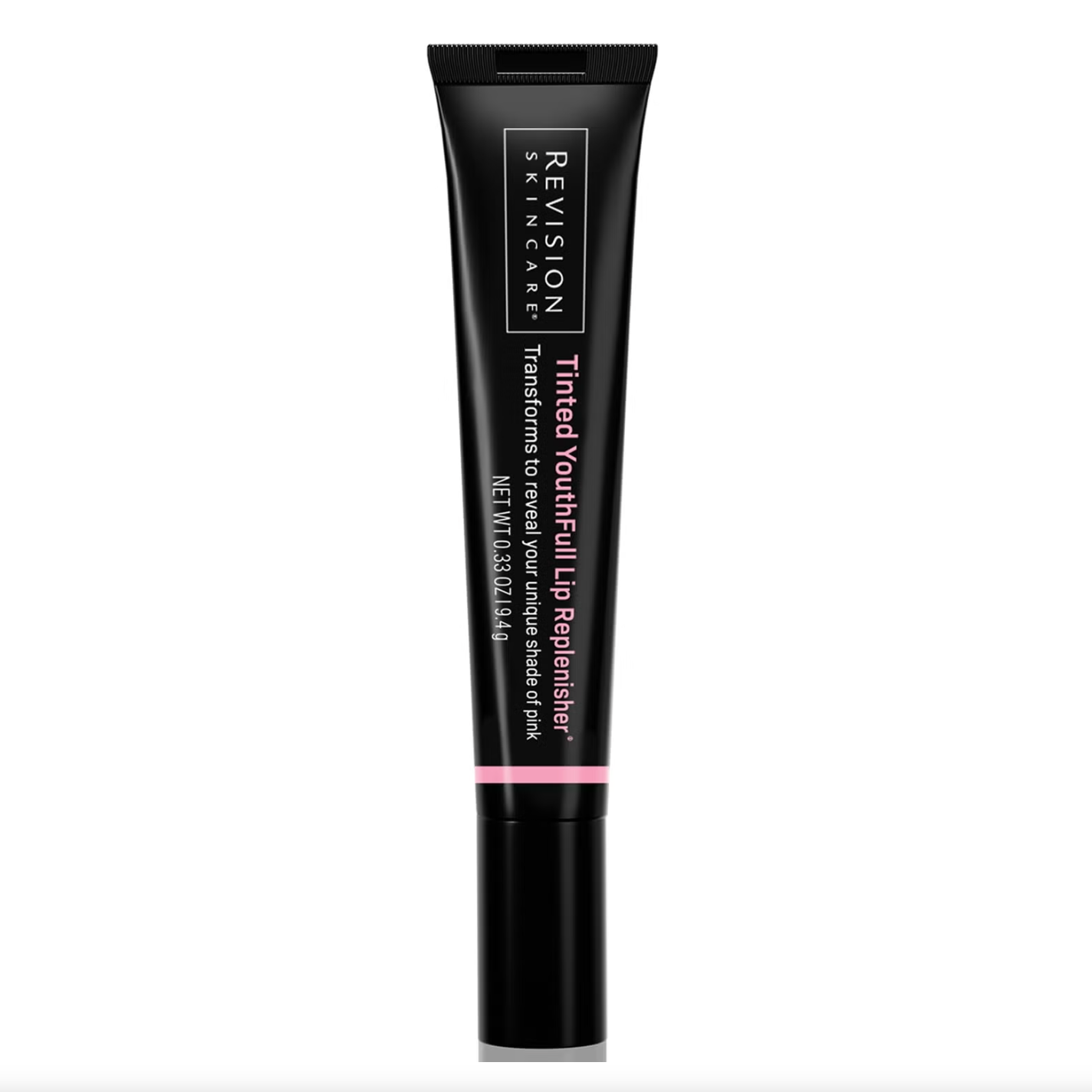 Revision Skincare Tinted Youthful Lip Replenisher tube on a white background